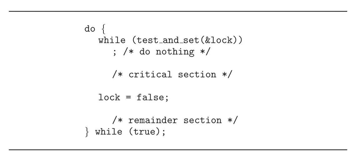 Mutual exclusion with test_and_set