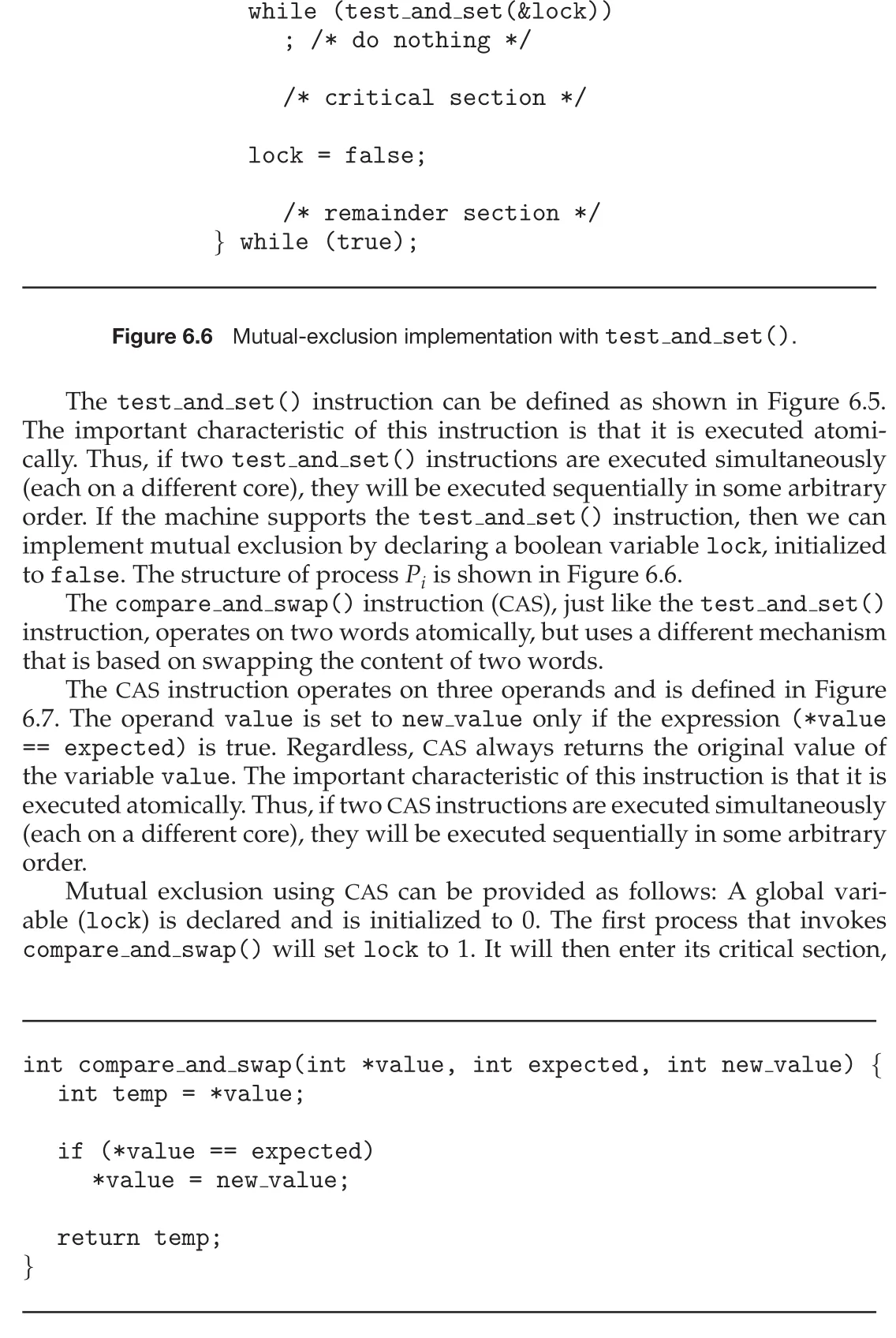 Atomic compare_and_swap