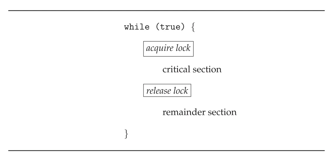 Mutex lock structure