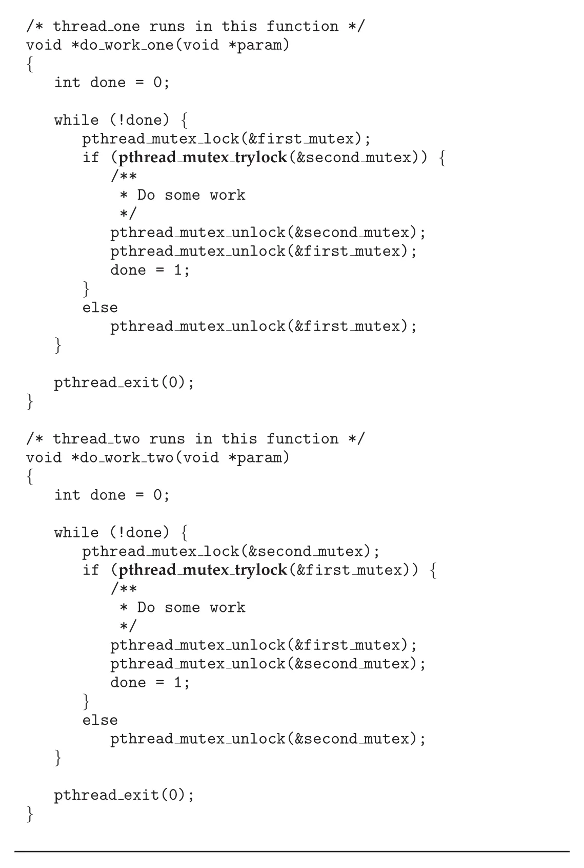 Livelock example