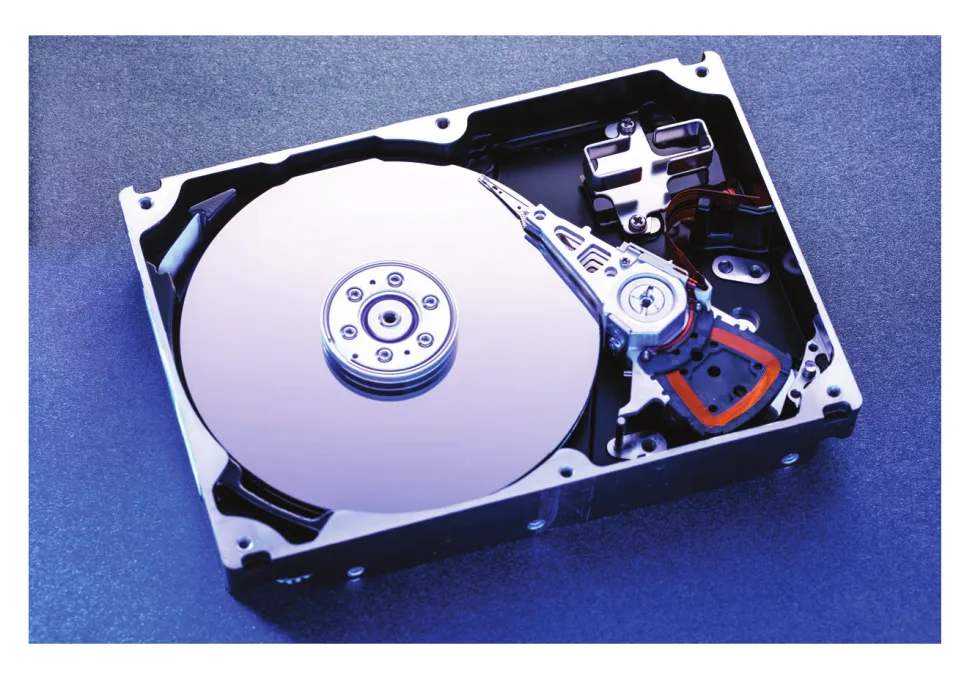 HDD with cover removed